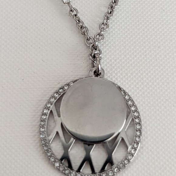 Fossil Silver Engravable Necklace - Picture 2 of 2